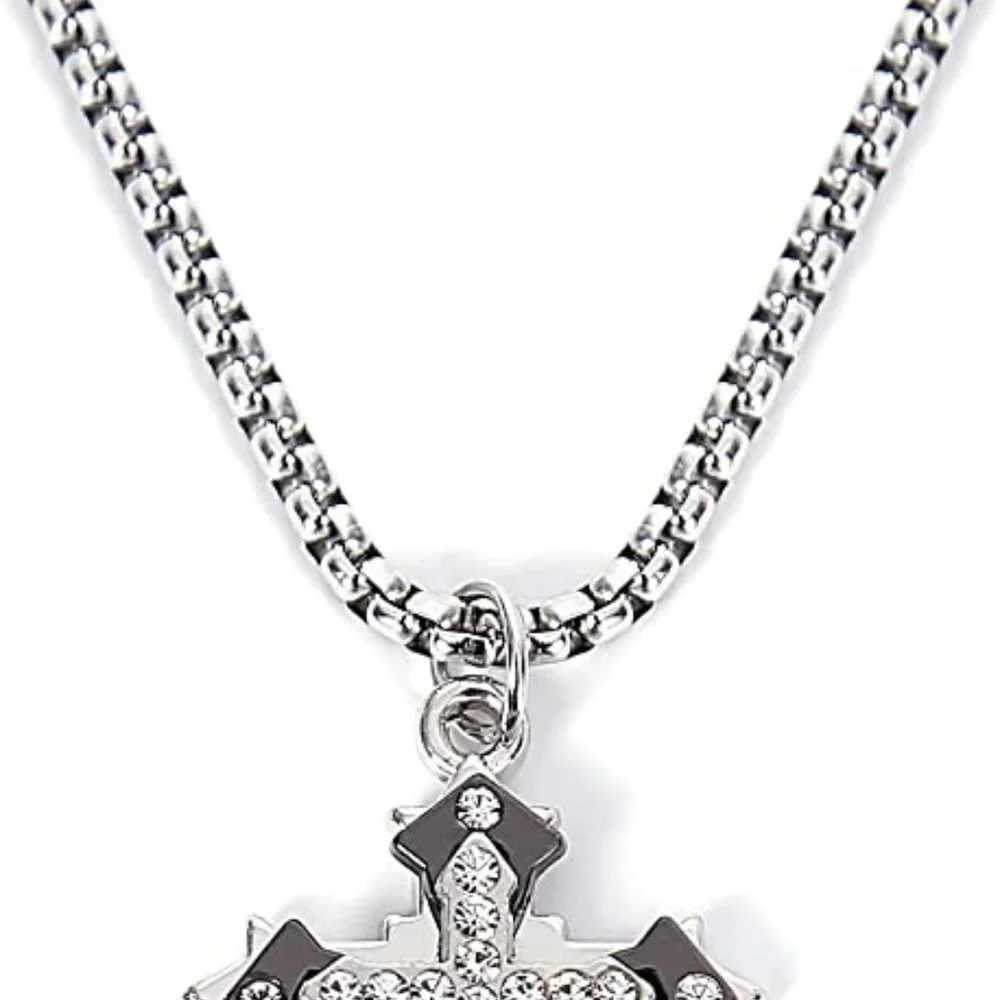 Cross Silver Chain